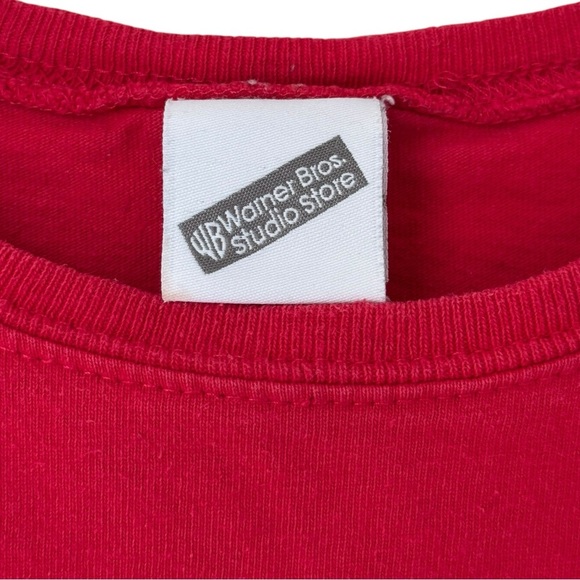 Vintage Tweety Bird Shirt Size Medium Red Warner Bros Studio Store 2000 Y2K 90s - Picture 2 of 7